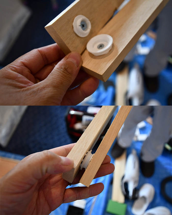 緞子（どんす）張りのヘッドボードの作り方