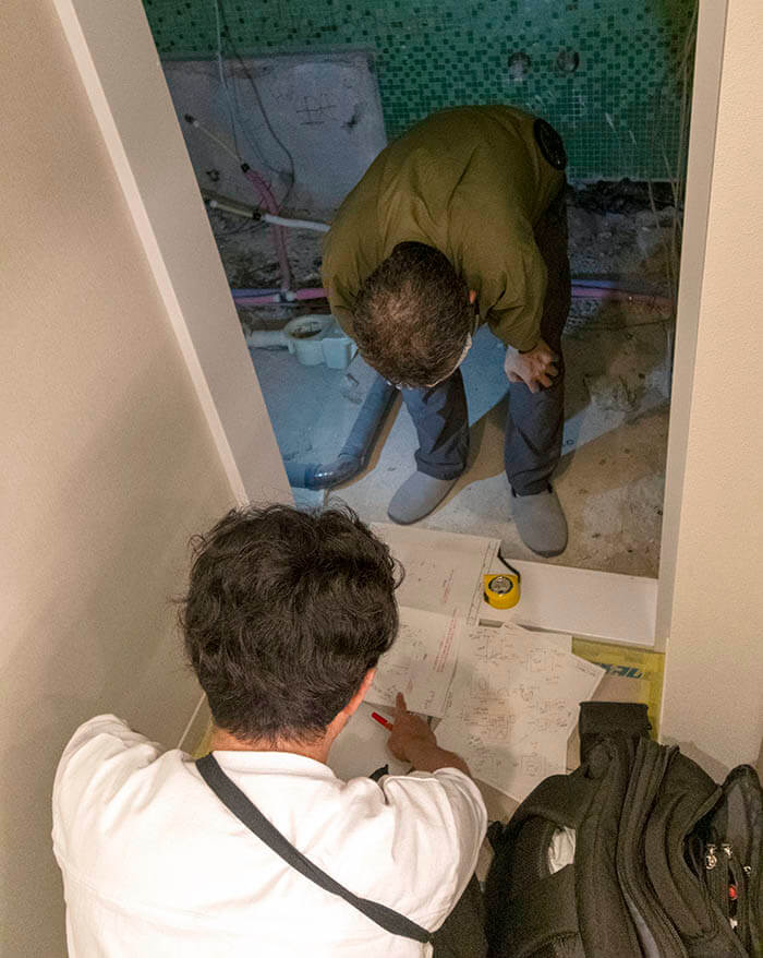 浴室解体後に分かったサイズの測量間違いについて