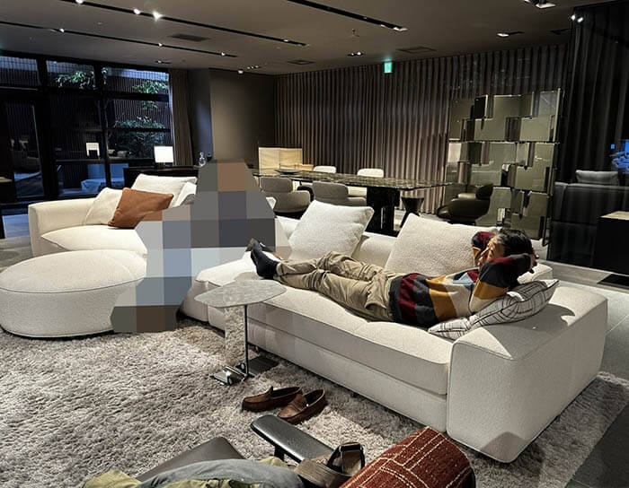 世田谷区A邸_ミノッティのソファ選び