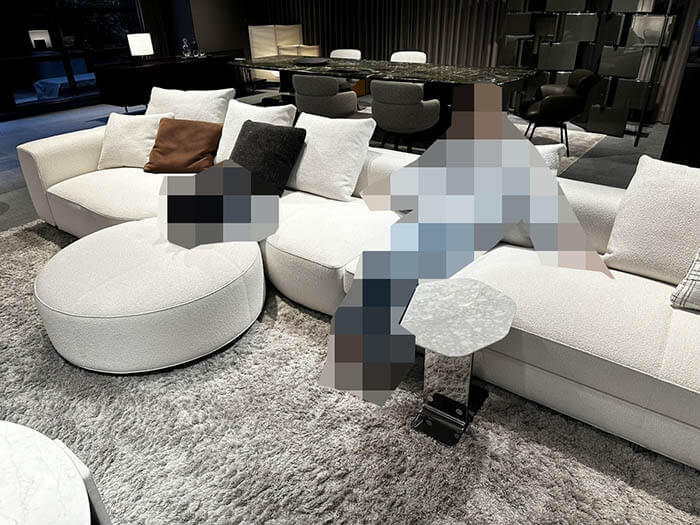 世田谷区A邸_ミノッティのソファ選び